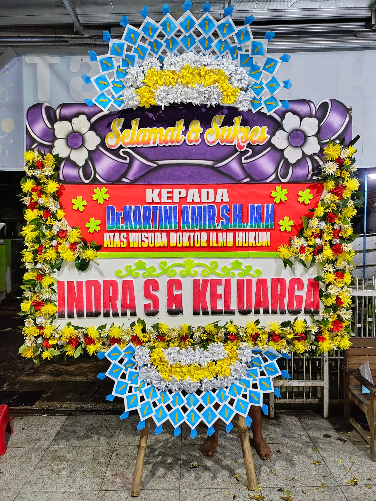 Bunga Papan Selamat & Sukses