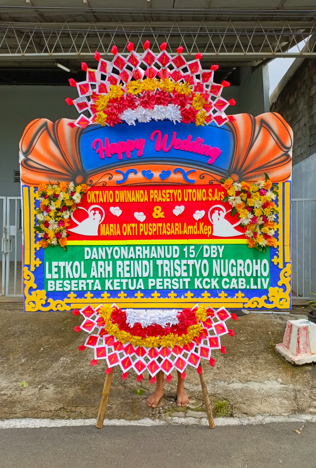 Bunga Papan Wedding